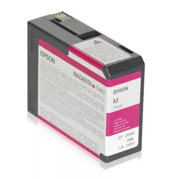 Epson Pojedynczy magentowy T580300, magenta, tusz pigmentowy, 80 ml, 1 szt.