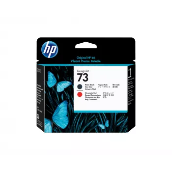 Głowica drukująca HP 73 matowy czarny i Chromatic Czerwony DesignJet