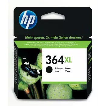 HP 364XL Wkład oryginalny czarny tusz o wysokiej wydajności, wysoka (XL) wydajność, czarny, tusz pigmentowy, 1 szt., 550 stron