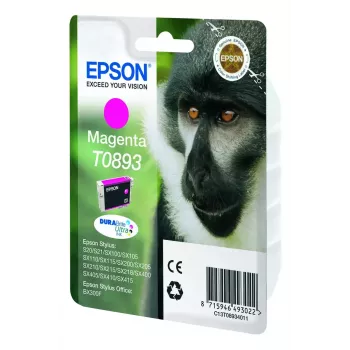 Epson Monkey Singlepack magenta T0893 DURABrite Ultra Ink
