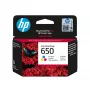 HP 650 Tri-color Oryginalny Ink Advantage Cartridge, cyjan, magenta, żółty, 1 szt., 200 stron