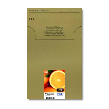 Epson pomarańczowys Multipack 5 kolorów 33 Claria Premium Ink EasyMail Pack
