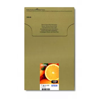 Epson pomarańczowys zestaw 5 kolorów 33XL Claria Premium Ink EasyMail