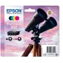 Epson Multipack 4-kolory 502 Atrament, Standardowa wydajność, Czarny, cyjan, magenta, Żółty, 4,6 ml, 3,3 ml, 1 szt., 210 stron