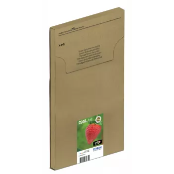 Epson Strawberry Multipack 4-kolory 29XL EasyMail, Wysoka (XL) wydajność, Czarny, Cyjan, magenta, Żółty, 11.3 ml, 6.4 ml, 1 szt., Zestaw