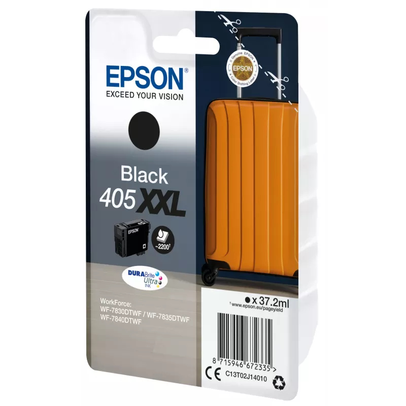 Epson 405XXL wkład atramentowy 1 szt. Oryginalny Extra (Super) High Yield Czarny