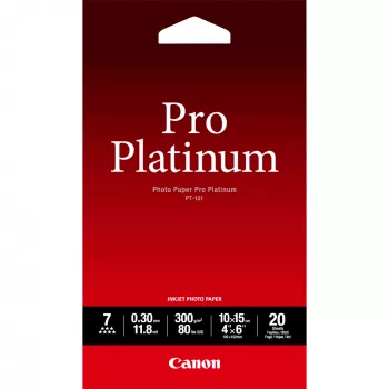 Papier fotograficzny, Canon, PT-101 Pro Platinum 4x6 cali - 20 arkuszy