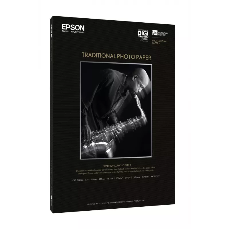 Epson Traditional Photo Paper, DIN A4, 330 g/m², 25 arkuszy