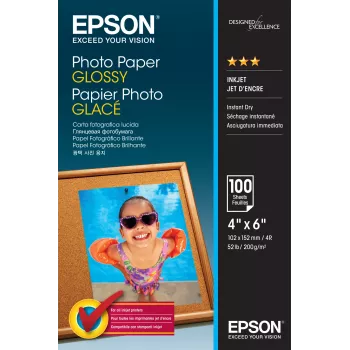 Epson Photo Paper Glossy - 10x15cm - 100 arkuszy