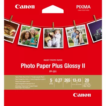 Canon PP-201 Glossy II papier fotograficzny 5x5 cali - 20 arkuszy