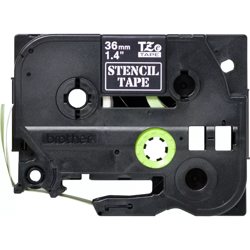 Brother Stamp Stencil Tape, czarna, termotransferowa, Chiny, 5 lat, Brother, PT-3600, PT-9700PC, PT-9800PCN