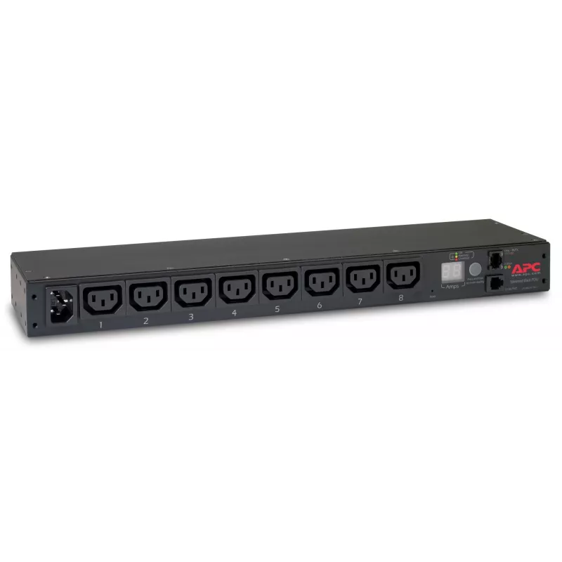 APC AP7820B jednostka dystrybucji zasilania (PDU) 8 gniazd AC 0U/1U Czarna
