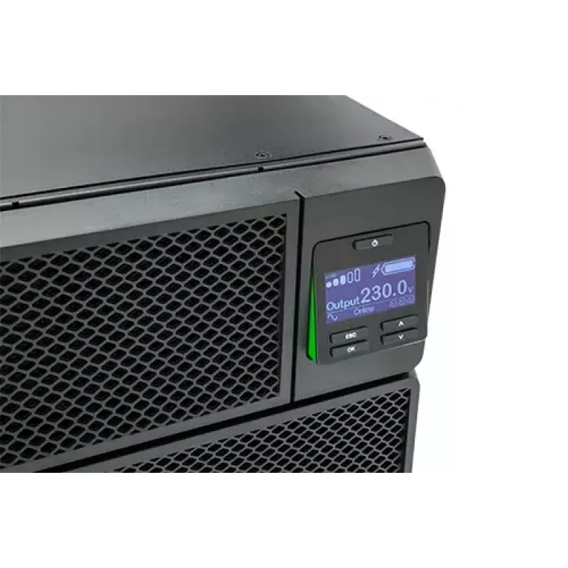 APC Smart-UPS On-Line SRT8KRMXLI - 8kW/VA, 6x C13 + 4x C19 + hardwire 1phase output, montowany w szafie, wbudowana karta sieciowa