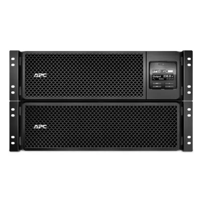 APC Smart-UPS On-Line SRT8KRMXLI - 8kW/VA, 6x C13 + 4x C19 + hardwire 1phase output, montowany w szafie, wbudowana karta sieciowa