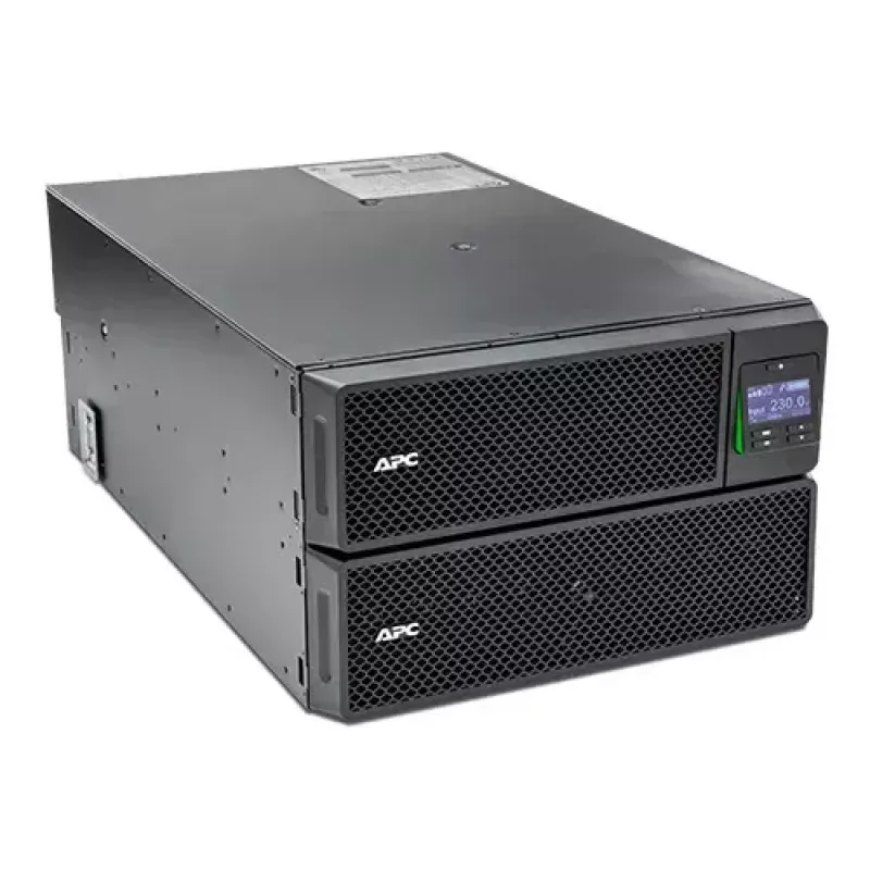 APC Smart-UPS On-Line SRT8KRMXLI - 8kW/VA, 6x C13 + 4x C19 + hardwire 1phase output, montowany w szafie, wbudowana karta sieciowa