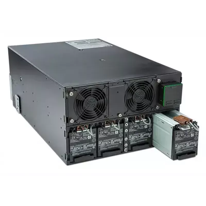 APC Smart-UPS On-Line SRT8KRMXLI - 8kW/VA, 6x C13 + 4x C19 + hardwire 1phase output, montowany w szafie, wbudowana karta sieciowa