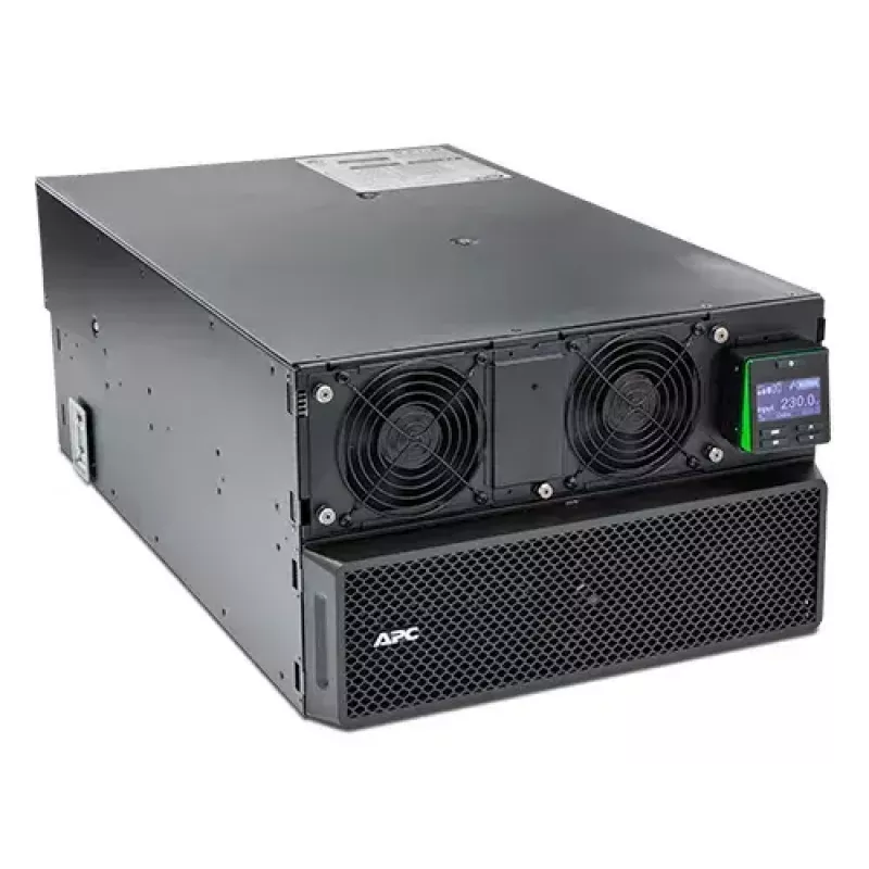APC Smart-UPS On-Line SRT8KRMXLI - 8kW/VA, 6x C13 + 4x C19 + hardwire 1phase output, montowany w szafie, wbudowana karta sieciowa