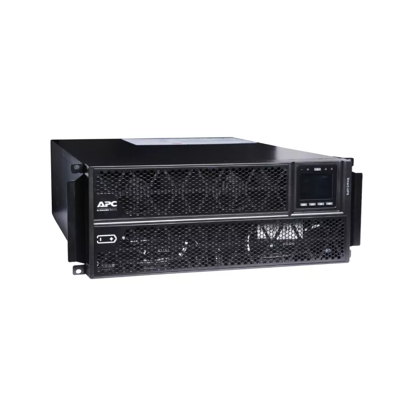 APC Smart-UPS On-Line, 5kVA/5kW, Szafa/Wieża, 230V, 2x IEC C13+1x IEC C19+Hard wire 3-wire (H+N+E) gniazda, Karta sieciowa, bez zestawu szyn