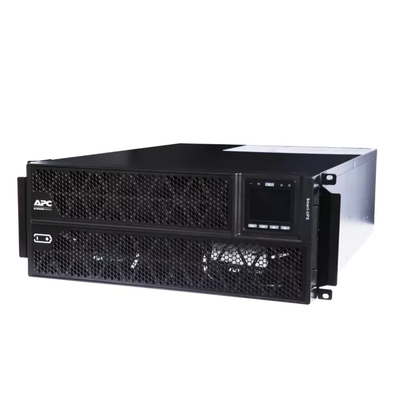 APC Smart-UPS On-Line, 5kVA/5kW, Szafa/Wieża, 230V, 2x IEC C13+1x IEC C19+Hard wire 3-wire (H+N+E) gniazda, Karta sieciowa, bez zestawu szyn
