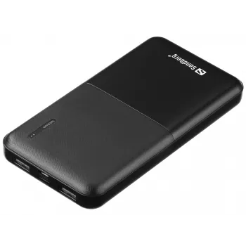 Sandberg Saver Powerbank 10000, 10000 mAh, litowo-polimerowy (LiPo), czarny