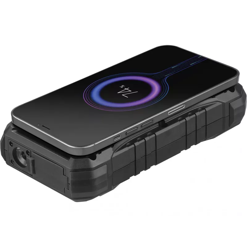 Sandberg Survivor Powerbank 20000 PD30W, 20000 mAh, ładowanie bezprzewodowe, czarny