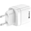 Ładowarka Sandberg 2w1 1xUSB-C 1xUSB 35W Indoor AC Universal