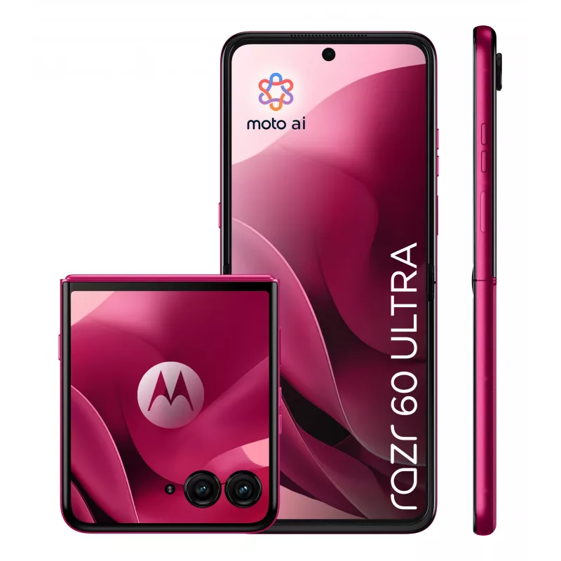 Motorola razr 60 ultra 17,7 cm (6,96 cala) Dual SIM Android 15 5G USB Type-C 16 GB 512 GB 4700 mAh Różowy