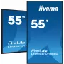 iiyama LH5541UHS-B2 Wyświetlacz sygnalizacyjny w obudowie kiosku 138,7 cm (54,6 cala) LCD 500 cd/m² 4K Ultra HD Czarny Wbudowany procesor 24/7