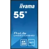 iiyama LH5541UHS-B2 Wyświetlacz sygnalizacyjny w obudowie kiosku 138,7 cm (54,6 cala) LCD 500 cd/m² 4K Ultra HD Czarny Wbudowany procesor 24/7
