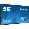 iiyama LH5541UHS-B2 Wyświetlacz sygnalizacyjny w obudowie kiosku 138,7 cm (54,6 cala) LCD 500 cd/m² 4K Ultra HD Czarny Wbudowany procesor 24/7