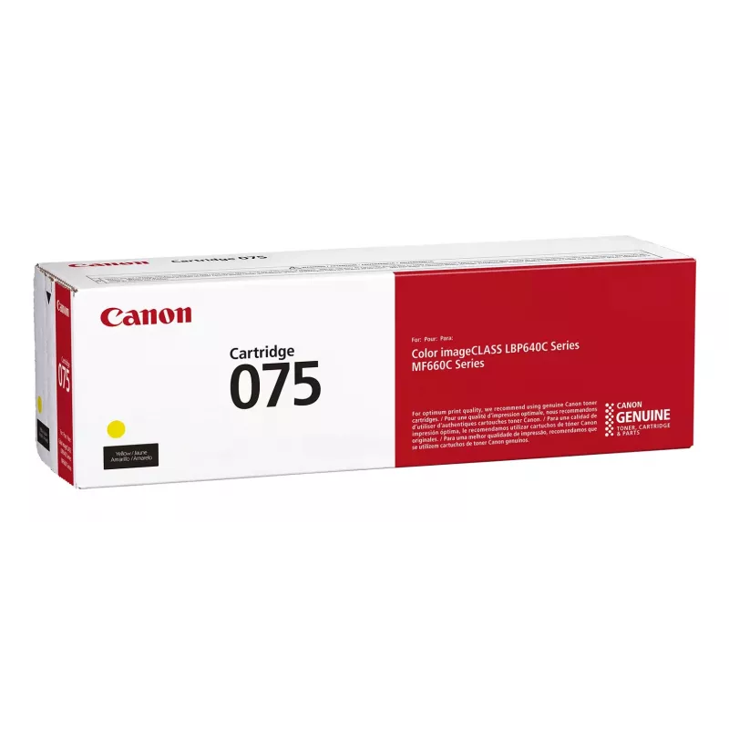 Canon 075 wkład z tonerem 1 szt. Oryginalny Żółty