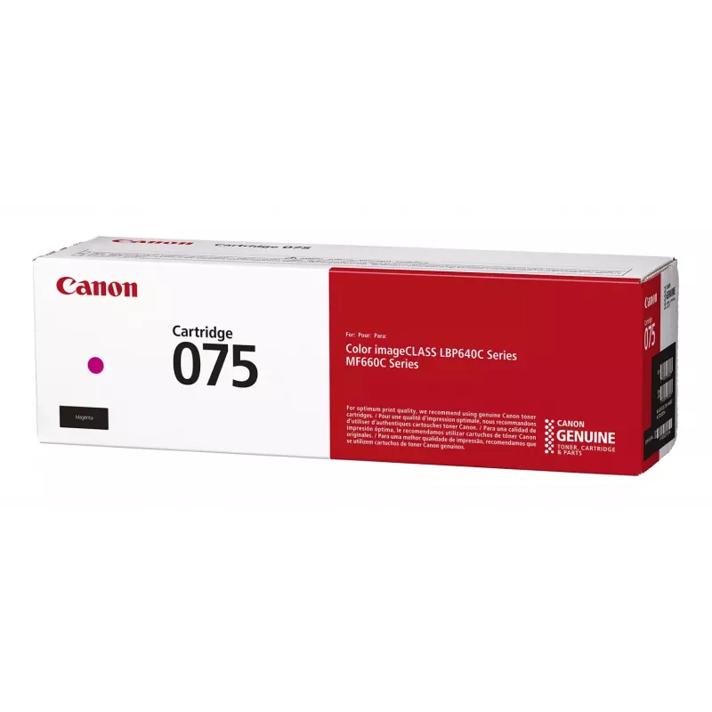 Canon 075 kartridż z tonerem 1 szt. Oryginalny magenta