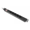 PDU Lanberg PDU-05E-0200-BK 5 gniazd AC 1U Czarny