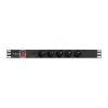 PDU Lanberg PDU-05E-0200-BK 5 gniazd AC 1U Czarny