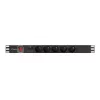 PDU Lanberg PDU-05E-0200-BK 5 gniazd AC 1U Czarny