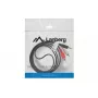 Kabel audio LANBERG 3.5 mm – 2×RCA męski 1,5 m czarny