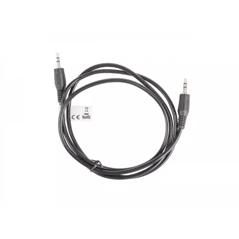 Kabel audio LANBERG 3.5mm męski–męski 1.2 m Czarny