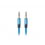 Kabel audio LANBERG 3,5 mm męski–3,5 mm męski, 2 m, niebieski