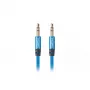 Kabel audio Lanberg CA-MJMJ-10CU-0030-BL 3m 3.5mm Męski Męski Niebieski