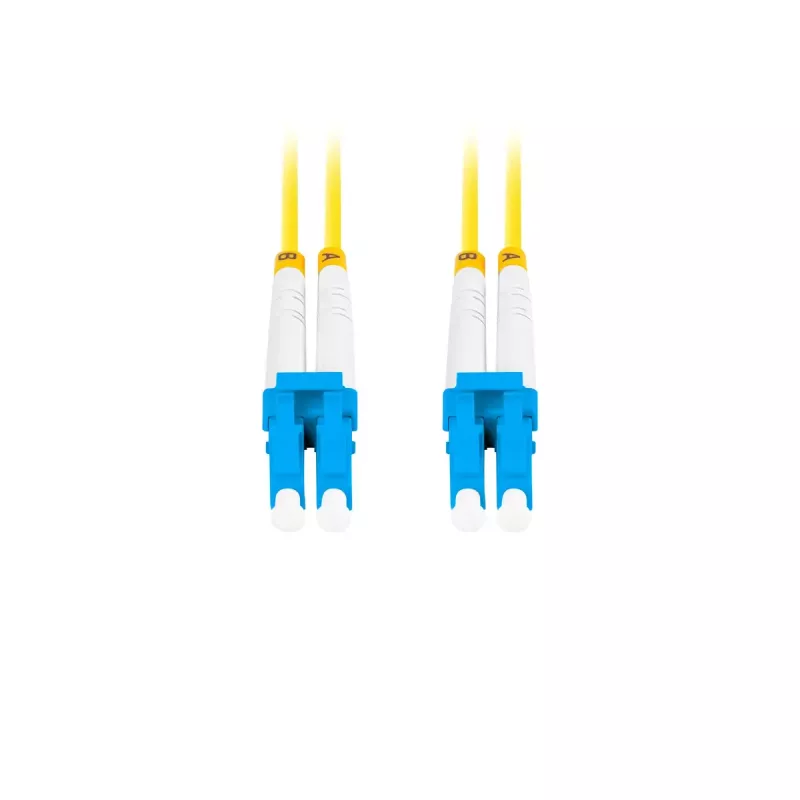 Kabel światłowodowy LANBERG FO-LULU-SD11-0020-YE, 2 m, G.657.A1, LC–LC, żółty
