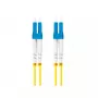 Kabel światłowodowy LANBERG FO-LULU-SD11-0020-YE, 2 m, G.657.A1, LC–LC, żółty