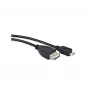 Kabel USB 2.0 LANBERG OEM-0006 — USB A na Micro-USB B, 0,15 m, czarny