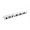 Lanberg Patch Panel 24 port 1U, kat. 6, ekranowany, szary