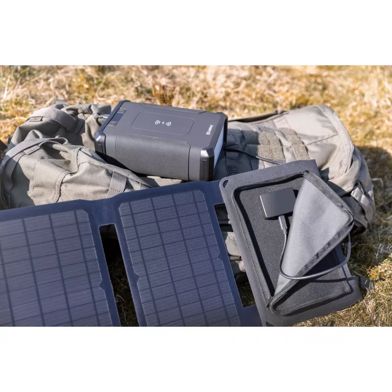 Sandberg Solar Charger 40W QC3.0+PD+DC, zewnętrzna, solarna, czarna
