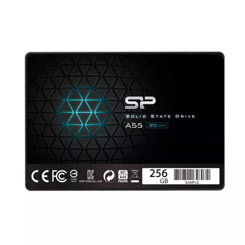 2.5-calowy dysk SSD SATA III Silicon Power SP004TBSS3A55S25 — 4 TB, 500/450 MB/s, 7 mm
