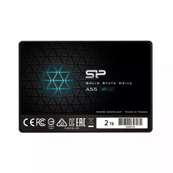 2.5-calowy dysk SSD SATA III Silicon Power SP004TBSS3A55S25 — 4 TB, 500/450 MB/s, 7 mm