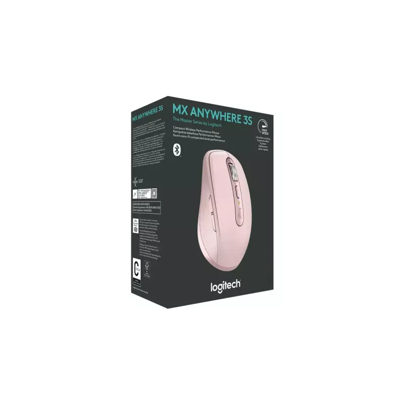 Mysz Logitech MX 3S Różowa USB Optyczna