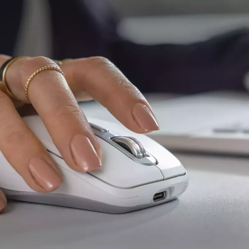 Mysz Logitech MX 3S Różowa USB Optyczna