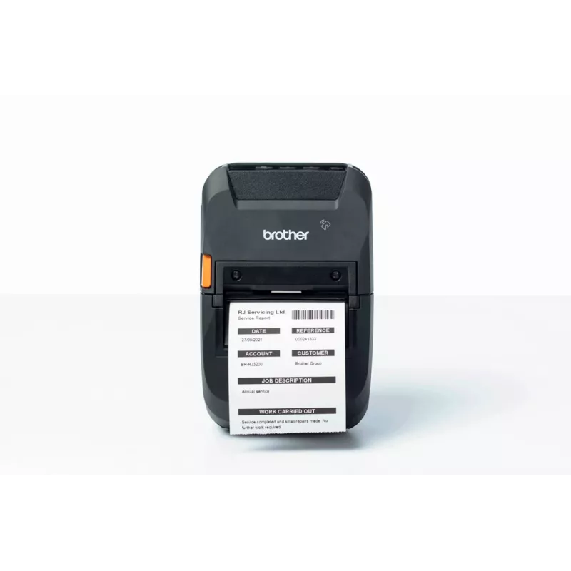 Drukarka etykiet Brother RJ3230BL Termiczna 203 x 203 DPI 127 mm/s Bezprzewodowa Wi-Fi Bluetooth