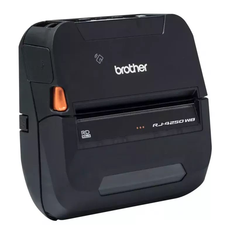 Brother RJ-4250WB drukarka etykiet 203 x 203 DPI 127 mm/s Przewodowa i bezprzewodowa Wi-Fi Bluetooth